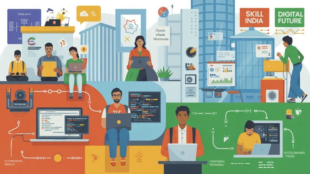 Career focused training models in modern India