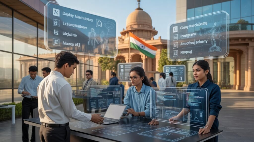 Career focused training models in modern India