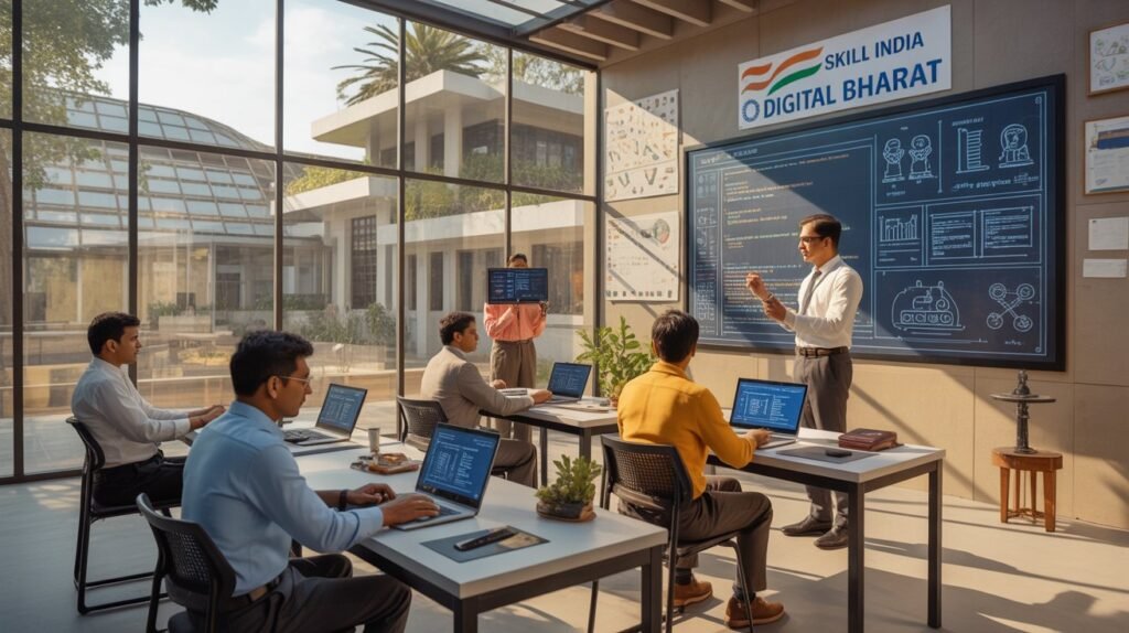 Career focused training models in modern India